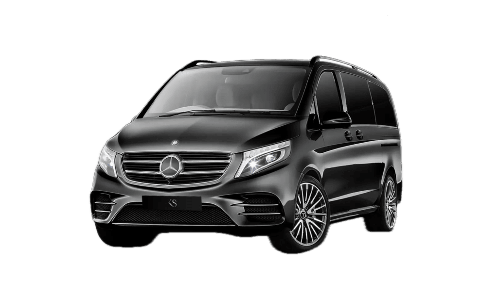 Location de Mercedes classe V VIP avec chauffeur à disposition pour Gstaad