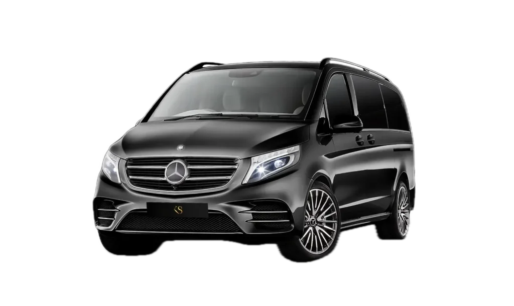 location de mercedes classe Van VIP avec chauffeur stations de ski